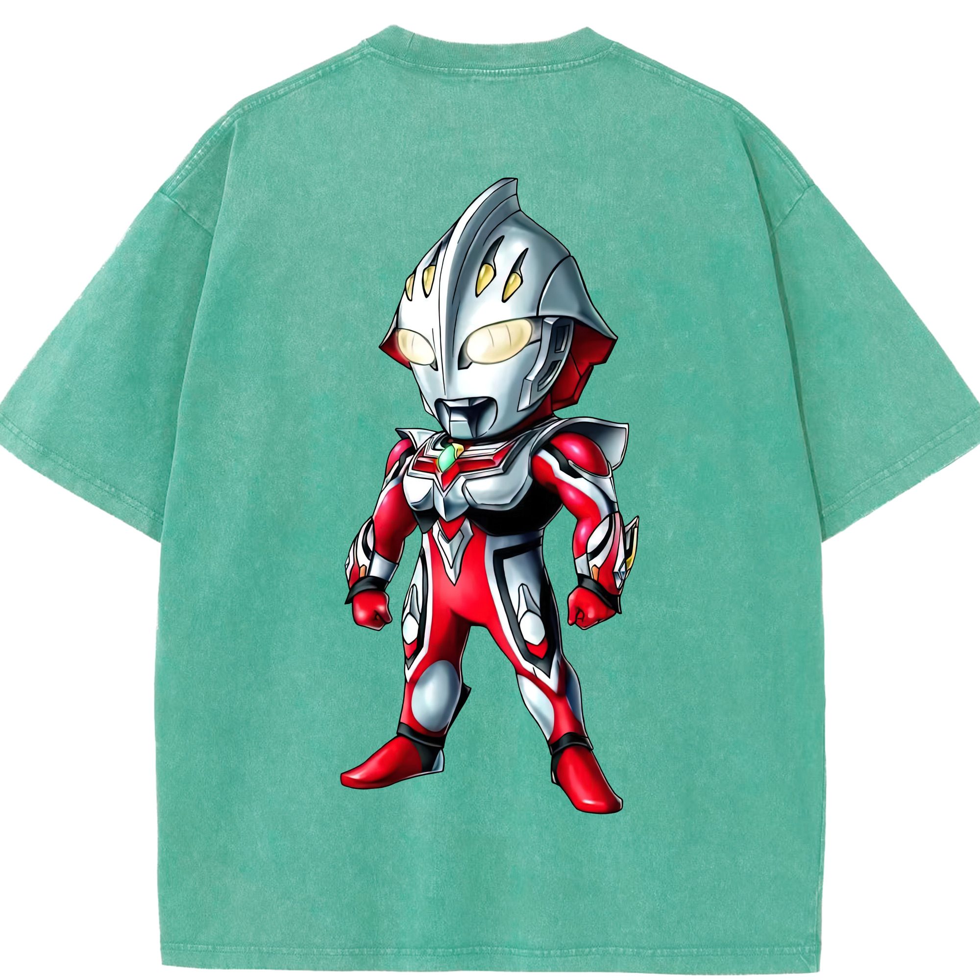 （画像用） ウルトラマン Ultraman 綿100% ヴィンテージ風 半袖Tシャツ（背面プリント）